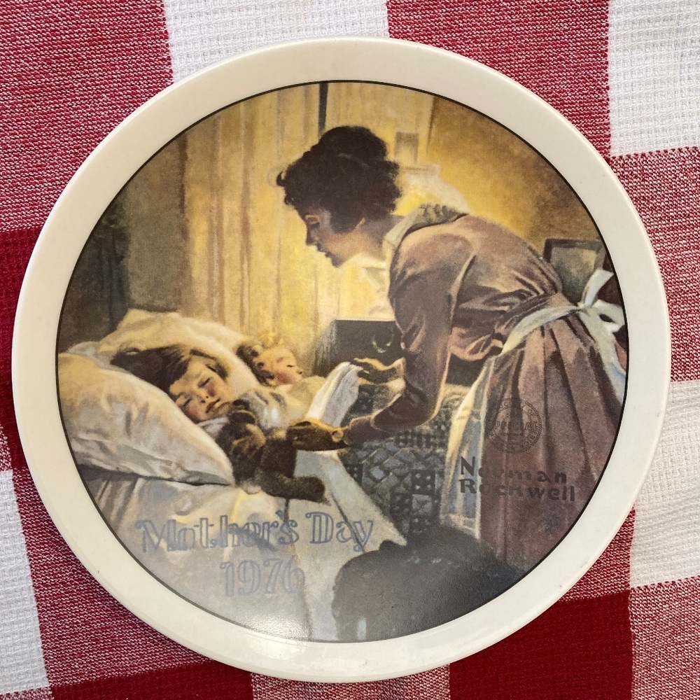 Norman Rockwell numbered plate - Mothers Day 1976